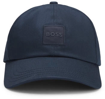 Hugo Boss Cap Baumwoll-Twill Logo-Aufnäher Derrel-PL 50535555 dunkelblau