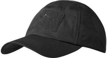 Helikon-Tex® PolyCotton Rip-Stop Basecap Klettverschluss schwarz