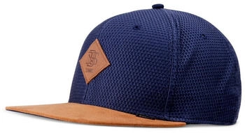 Djinns Snapback Cap 6P SB Honey Knit navy dunkelblau braun
