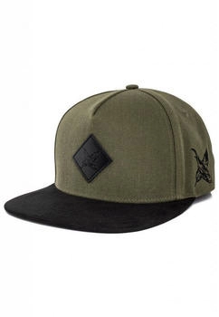 Blackskies Snapback Cap Port Louis olive schwarz