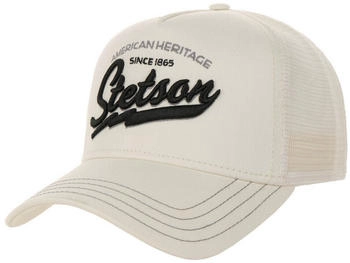 Stetson Trucker Cap 'American Heritage Classic' creme weiß