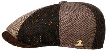 Lierys Anthon Patchwork Flatcap Schirmmütze Ballonmütze