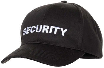 Max Fuchs Cappy gesticktes Emblem security schwarz