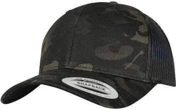 Flexfit Retro Trucker Multicam Kappe schwarz