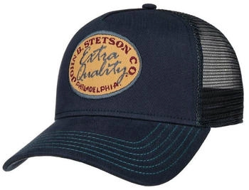 Stetson Trucker Cap 'Vintage Brushed Twill' blau