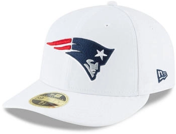 New Era 59Fifty Low Profile Cap New England Patriots wei&szlig;