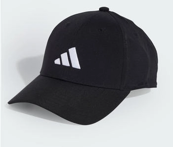 Adidas Logo Embroidered Baseball Kappe schwarz weiß