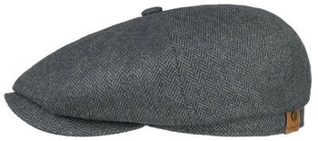 Stetson Seide Schirmmütze schwarz grau