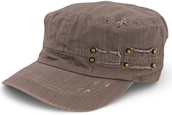 styleBREAKER Army Cap Military Cap im used Look Taupe