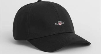 GANT Cap aus Baumwolltwill hohem Schild schwarz