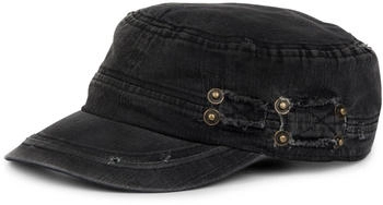 styleBREAKER Army Cap Military Cap used Look schwarz