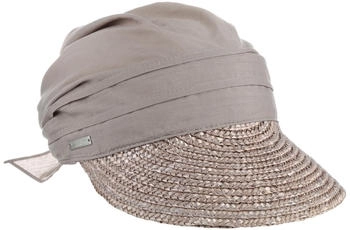 Seeberger Hats Strohvisor Cap grau