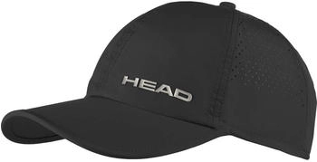 Head Tennis Pro Player Cap UV-Schutz Klettverschluss schwarz