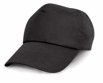 Result Headwear Cotton Cap schwarz