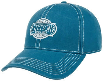 Stetson Baseball Cap 'blue vintage' Metallschnalle