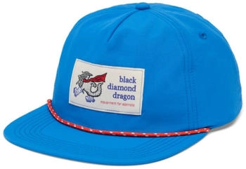 Black Diamond Rope Hat Drifter blau weiß Dragon Patch