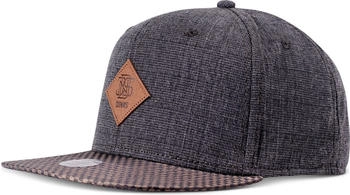 Djinns Snapback Cap Panel GlenCheck grau
