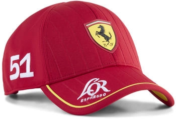 Puma Scuderia Ferrari Replica Driver Baseballkappe dunkelkirsche rot