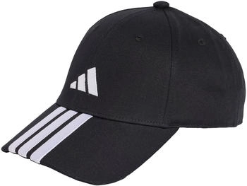 Adidas New Logo Baseball Kappe schwarz weiß
