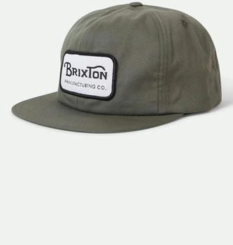 Brixton Grade Snapback Cap grau oliv