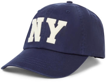 Polo Ralph Lauren Baseballkappe 'NY'-Aufnäher blau