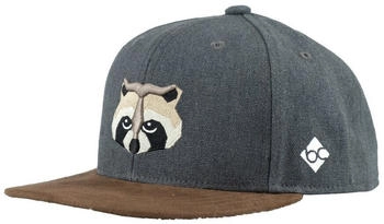Bavarian Caps Kinder Basecap Waschbär dunkelgrau