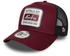 New Era 9Forty A-Frame Trucker Cap dunkelrot