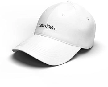 Calvin Klein Logo Embroidery Baseball Cap wei&szlig;