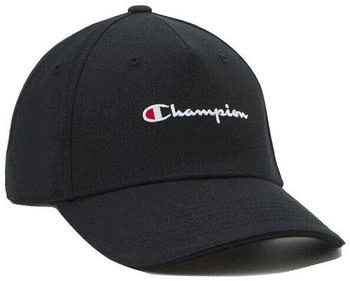 Champion Icons Accessories Junior Caps-802421 Woven Cotton Twill Baseballkappe schwarz weiß