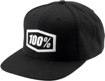 100% Snapback Icon AJ Fit Hut schwarz