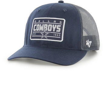 47 Brand Dallas Cowboys NFL Hardline Trucker RF Baseballkappe marineblau