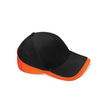 Beechfield Teamwear Competition Basecap schwarz/orange (CB171)