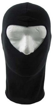 Max Fuchs Loch Balaclava leichte Baumwolle schwarz