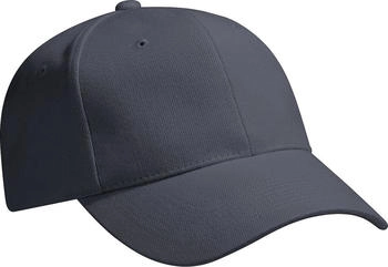 Beechfield Pro-Style Kappe aus schwerem gebürstetem Baumwollstoff Graphitgrau (BC065GRAP)
