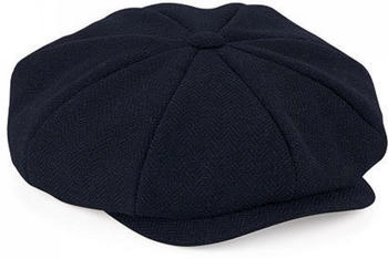 Beechfield Gavoche Heritage Schiebermütze Marineblau Herringbone (B628)