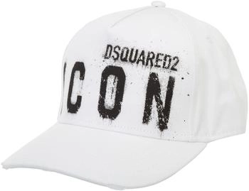 Dsquared2 ICON SPRAY Baseball Cap weiß