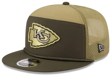 New Era 9Fifty Split Panel Cap SALUTE Kansas City Chiefs