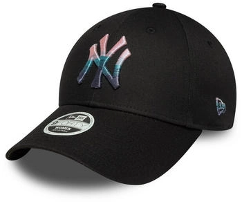New Era 9Forty Damen Cap METALLIC New York Yankees schwarz
