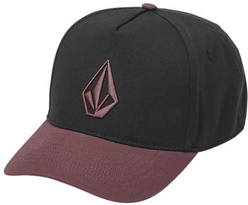 Volcom Embossed Stone Adj Cap merlot