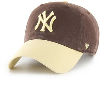 47 Brand Cap New York Yankees Two Tone 'CLEAN UP' braun schwarz