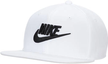 Nike dri-fit futura cap weiß schwarz