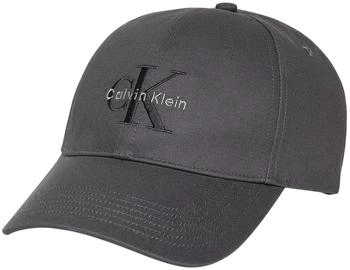 Calvin Klein Baseball Cap Markenlogo charcoal-grau