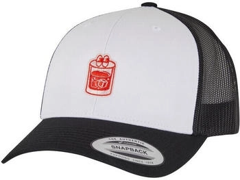 Mister Tee Cap orange schwarz silber naturweiß