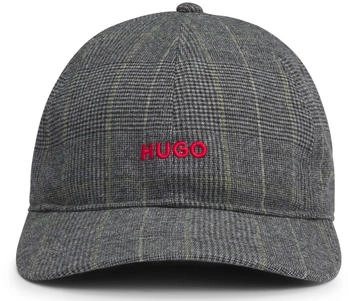 HUGO Twill-Cap gesticktem Wappen-Logo 50544430 grau gemustert