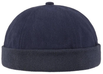 Lipodo Docker Cap aus Baumwolle blau