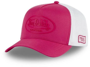 Von Dutch Trucker Cap Premium FLUO 2-Tone pink weiß