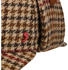 Alfonso D'Este Classic Deerstalker Cap braun
