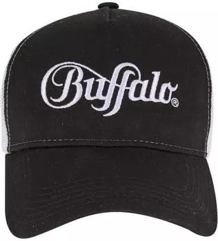 Von Dutch Trucker Mesh Cap Buffalo Tag schwarz/weiß