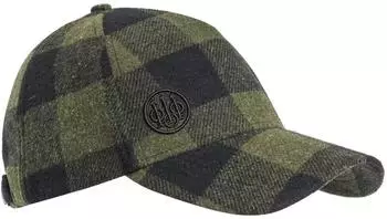 Beretta Lodge Checkered Cap grün schwarz