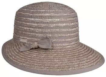 Seeberger Hats Paglina Strohcap grau